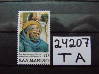 Фото марки Сан Марино марка 1980г **