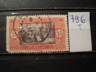 Фото марки Франц. Сенегал 1914г