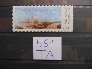 Фото марки Аргентина марка 1989г **