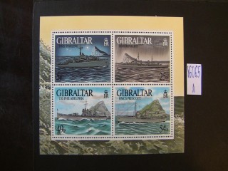 Фото марки Гибралтар 1996г блок **