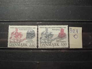 Фото марки Дания серия 1985г **