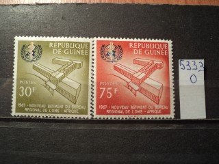 Фото марки Гвинея серия 1967г надпечатка *