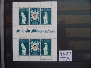 Фото марки Британская Антарктика малый лист 1978г **
