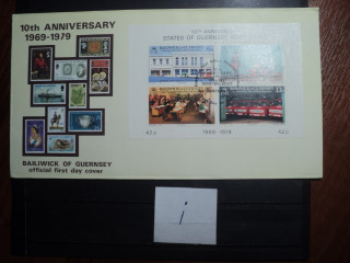 Фото марки Брит. Герсей 1979г конверт FDC