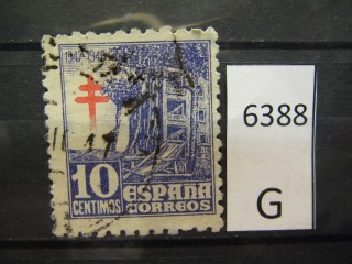 Фото марки Испания 1944г