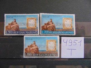 Фото марки Сан Марино серия 1961г **