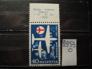 Фото марки Швейцария 1956г **