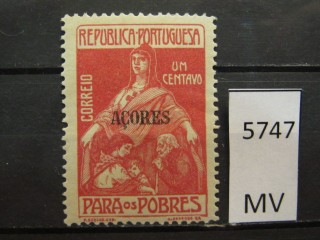 Фото марки Португальские Азорские острова 1915г *