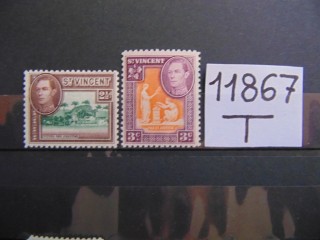 Фото марки Британский Св. Винсент 1949г **