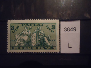 Фото марки Литва 1935г *