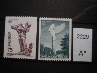 Фото марки Швеция серия 1974г **