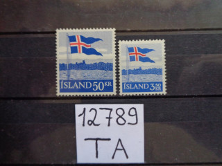 Фото марки Исландия серия 1958г *