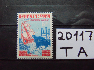 Фото марки Гватемала марка авиапочта 1959г *