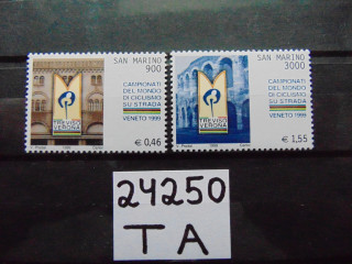 Фото марки Сан Марино серия 1999г **