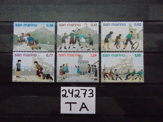 Фото марки Сан Марино серия 2003г **