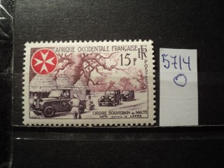 Фото марки Франц. Западная Африка 1956г *