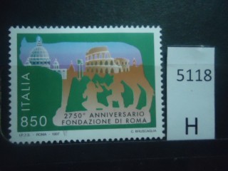 Фото марки Италия 1997г **