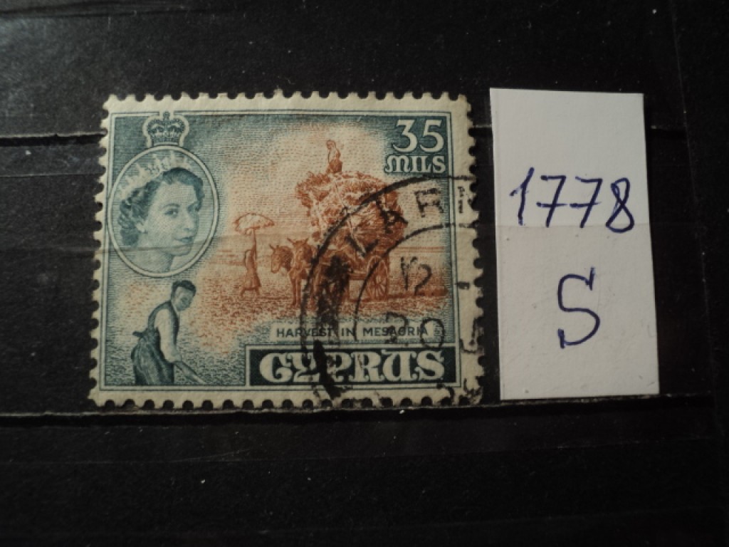 Фото марки Кипр 1956г