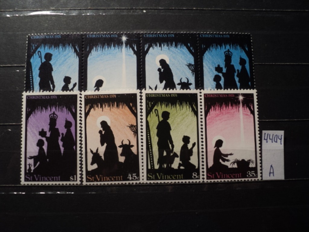 Фото марки Сент Винсент 1974г серия **