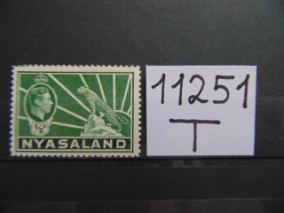 Фото марки Британская Ньясса 1938г **