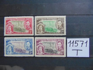 Фото марки Британская Южная Родезия серия 1937г *
