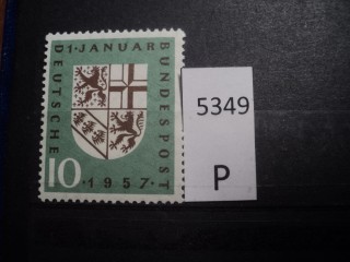 Фото марки Германия ФРГ 1957г **