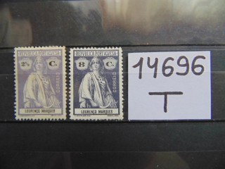Фото марки Португальский Лоуренсо Маркуес 1914г *