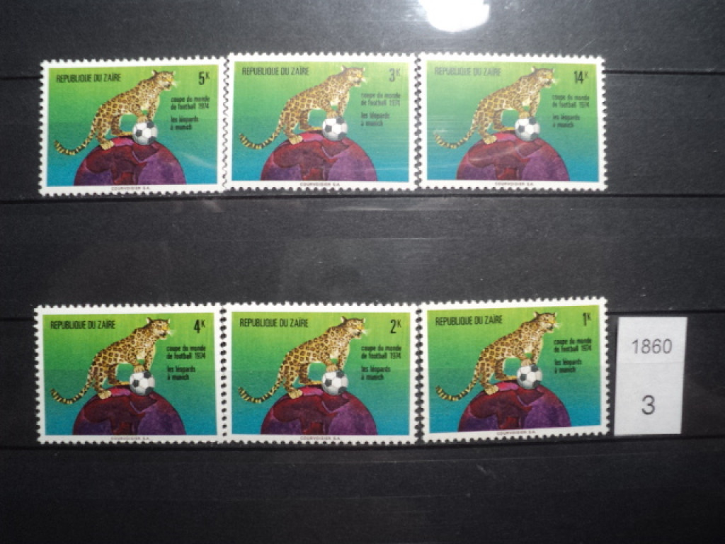 Фото марки Заир **
