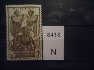 Фото марки Франц. Сомали 1938-40гг **