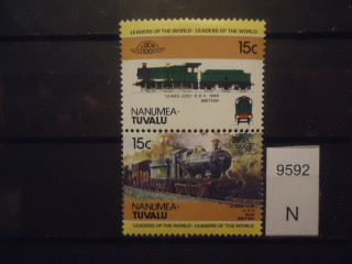 Фото марки Тувалу сцепка **
