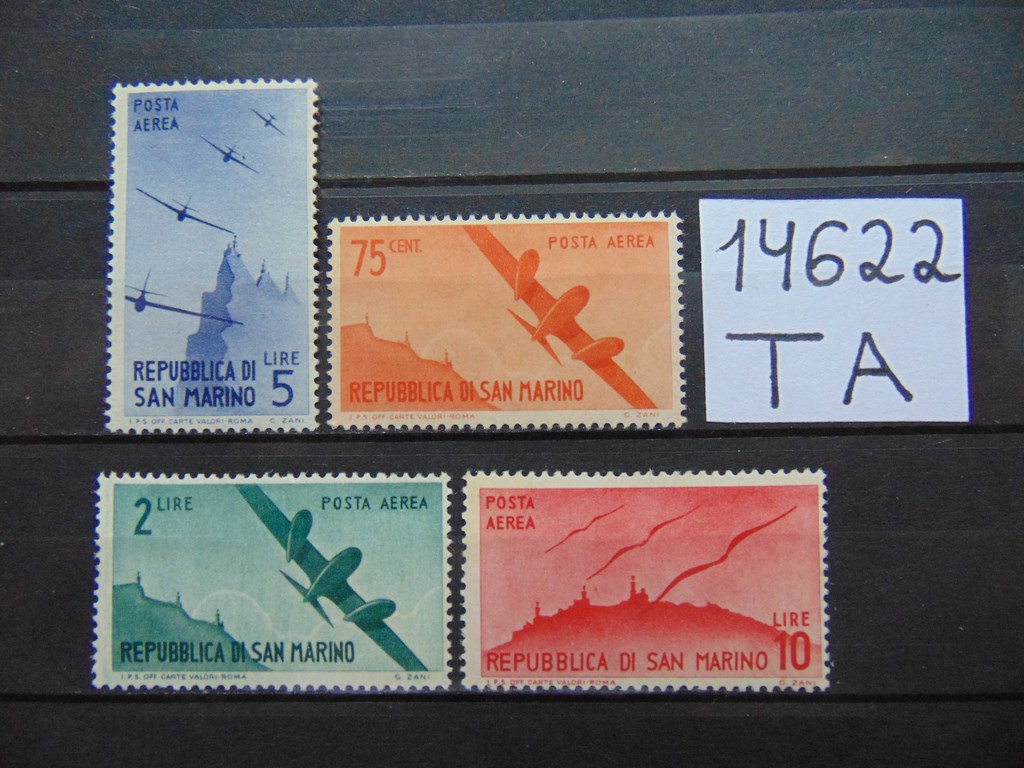 Фото марки Сан Марино 1946г *
