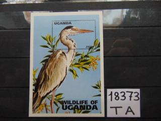 Фото марки Уганда блок 1996г **