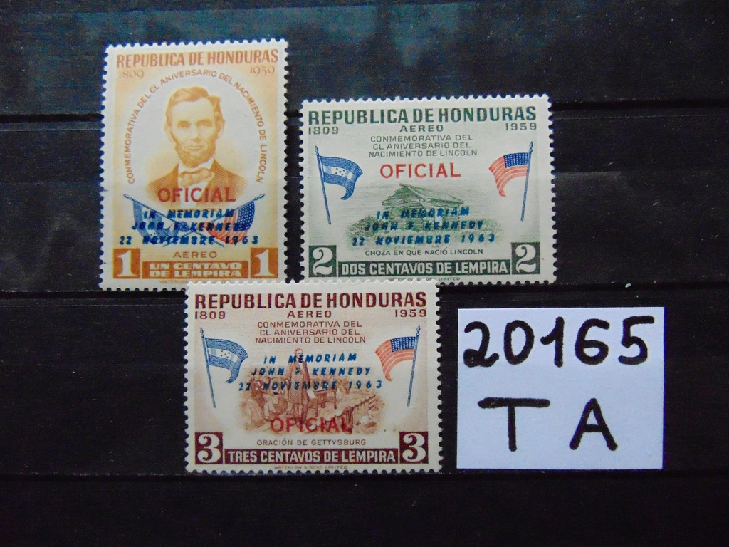 Фото марки Гондурас авиапочта 1964г **