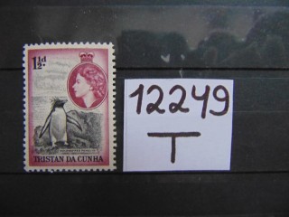 Фото марки Британский Тристран Да Кунья 1954г **