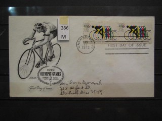 Фото марки США 1972г FDC (первый день гашения)