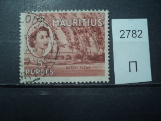 Фото марки Брит. Маврикий 1954г