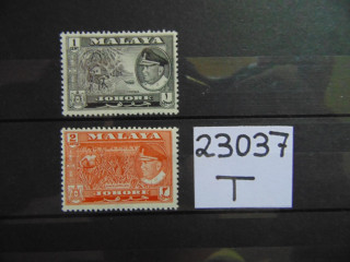 Фото марки Британская Малайя 1960г **