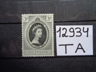 Фото марки Британский Остров Вознесения марка 1953г *