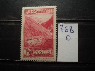 Фото марки Андорра 1941г *