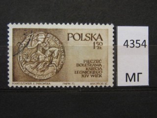 Фото марки Польша 1975г