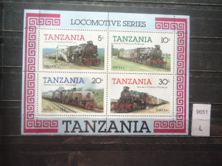 Фото марки Танзания блок 1985г **
