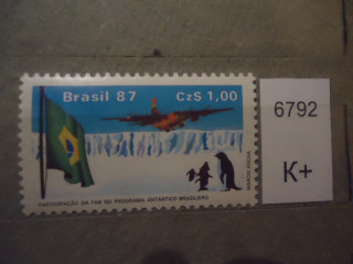 Фото марки Бразилия 1987г **