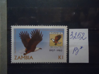 Фото марки Замбия 1982г **