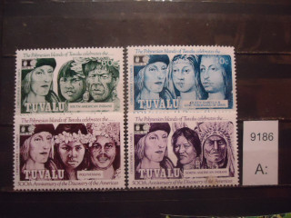 Фото марки Тувалу 1992г (7€) **