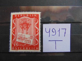 Фото марки Австрия марка 1956г **