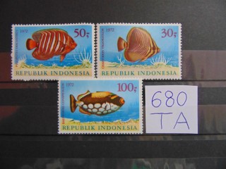 Фото марки Индонезия серия 1972г **