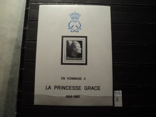 Фото марки Монако блок 1982г **