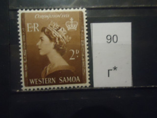 Фото марки Самоа 1953г **