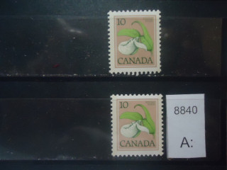 Фото марки Канада 1977г 2 одинаковые марки **