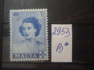 Фото марки Брит. Мальта 1950г **